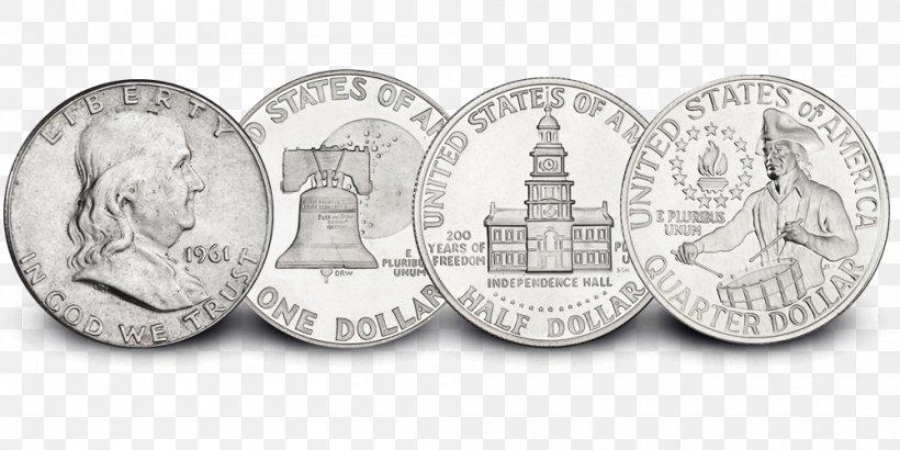 Coin United States Thirteen Colonies Silver Declaration Of Independence, PNG, 1000x500px, Coin, Americans, Black And White, Country, Currency Download Free