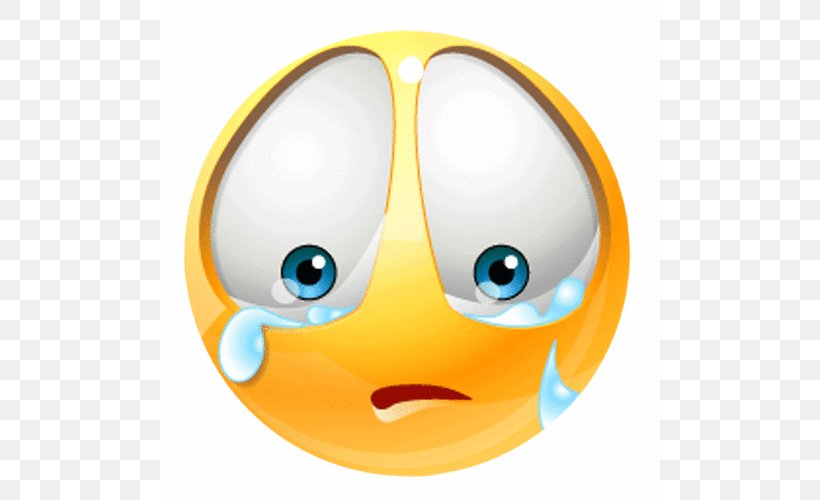 Crying Smiley Face Emoticon Clip Art, PNG, 500x500px, Crying, Emoji, Emoticon, Eye, Eyewear Download Free