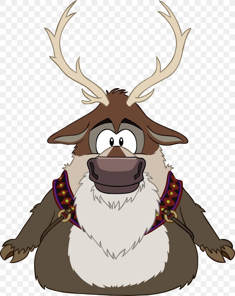 Kristoff Olaf Sven YouTube Club Penguin, PNG, 1744x2195px, Kristoff, Antler, Art, Club Penguin, Deer Download Free