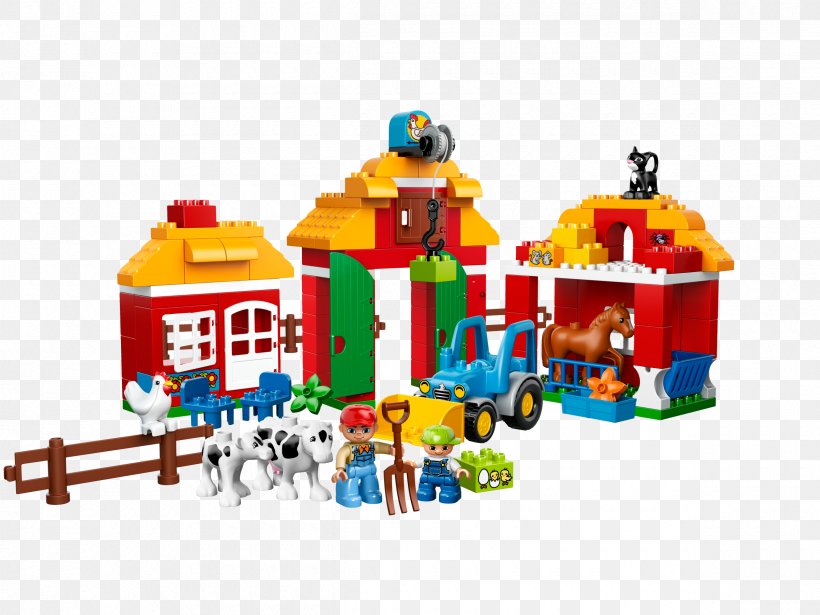 LEGO 10525 DUPLO Big Farm Toy The Lego Group LEGO 10506 DUPLO Train Accessory Set, PNG, 2400x1800px, Lego 10525 Duplo Big Farm, Construction Set, Farm, Lego, Lego 2304 Duplo Baseplate Download Free