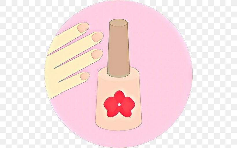Pink Nail Polish Cosmetics Nail Care Material Property, PNG, 512x512px, Cartoon, Cosmetics, Finger, Heart, Material Property Download Free