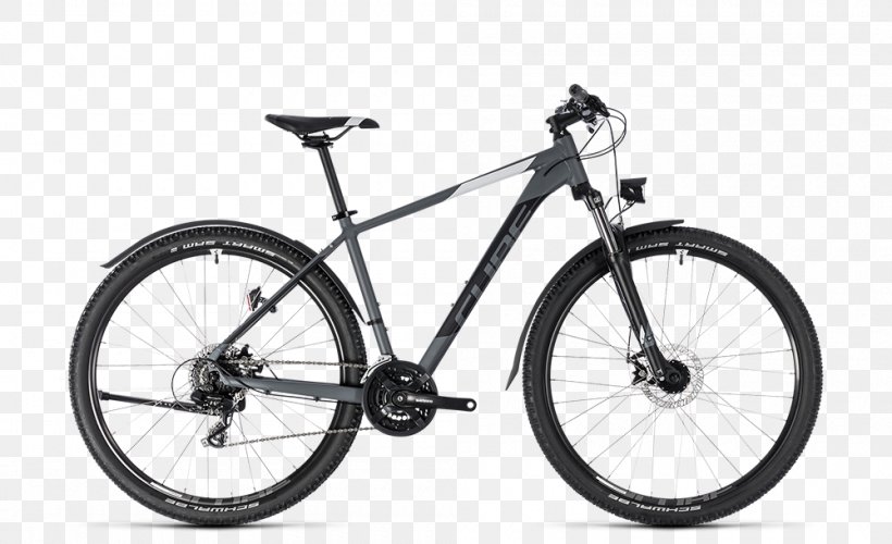 CUBE Aim (2018) Bicycle Mountain Bike Cube Bikes Hardtail, PNG, 1000x610px, Cube Aim 2018, Automotive Tire, Bicycle, Bicycle Accessory, Bicycle Drivetrain Part Download Free