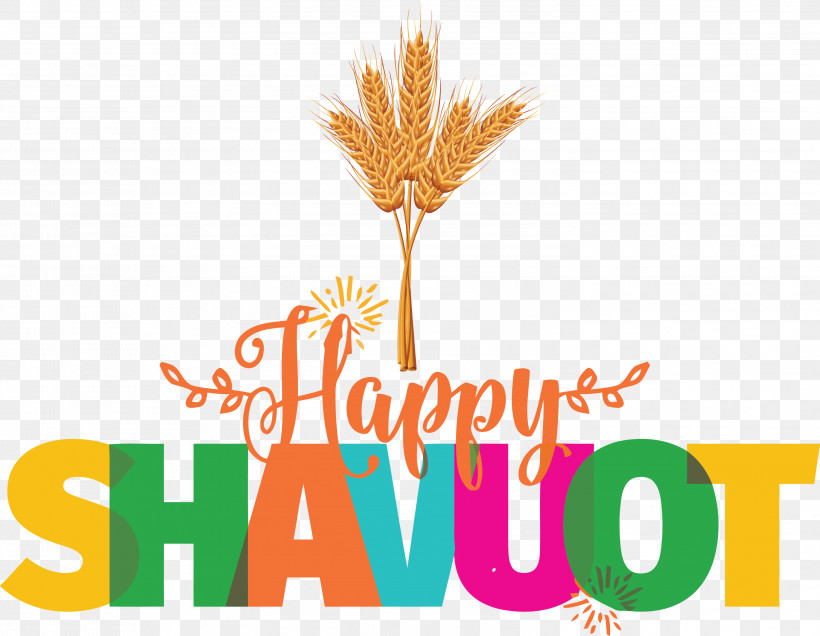 Happy Shavuot Feast Of Weeks Jewish, PNG, 2999x2328px, Happy Shavuot, Commodity, Grasses, Jewish, Logo Download Free