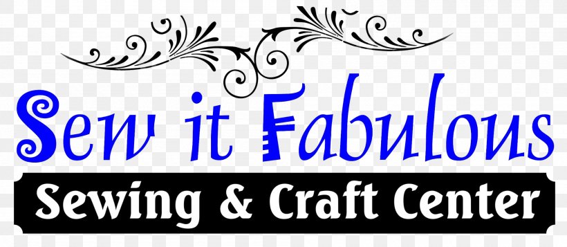Sew It Fabulous Sewing Needlework Notions Pattern, PNG, 2000x872px, Sewing, Area, Art, Black And White, Blue Download Free