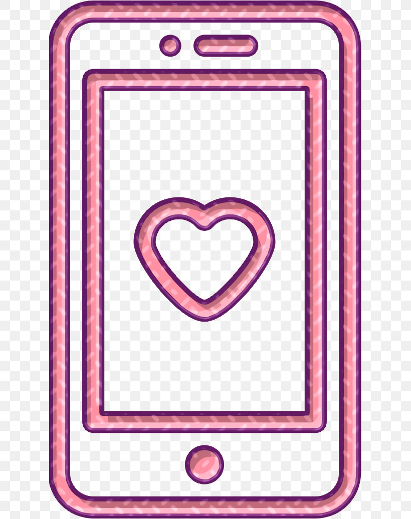 Smartphone Icon App Icon Romance Icon, PNG, 624x1036px, Smartphone Icon, App Icon, Geometry, Heart, Line Download Free
