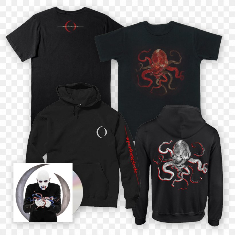 T-shirt A Perfect Circle Eat The Elephant Hoodie, PNG, 1000x1000px, Tshirt, Brand, Compact Disc, Double Album, Hoodie Download Free
