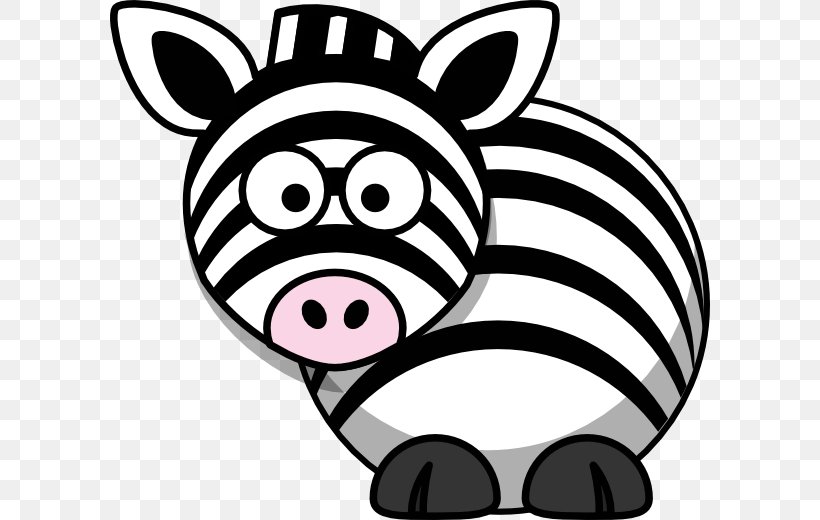 Zebra Cartoon Horse Clip Art, PNG, 600x520px, Zebra, Animation, Artwork, Black And White, Cartoon Download Free