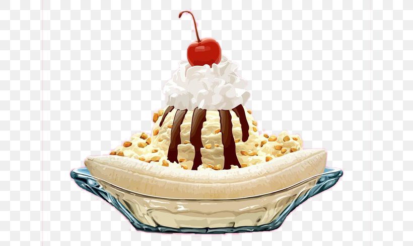 Ice Cream Banana Split Sundae Icebox Cake Trifle, PNG, 700x490px, Ice Cream, Banana, Banana Split, Belgian Waffle, Cherry Download Free