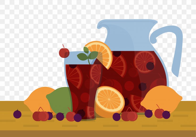 Juice Sangria Punch Orange Fruit, PNG, 5833x4083px, Juice, Art, Auglis, Drink, Food Download Free
