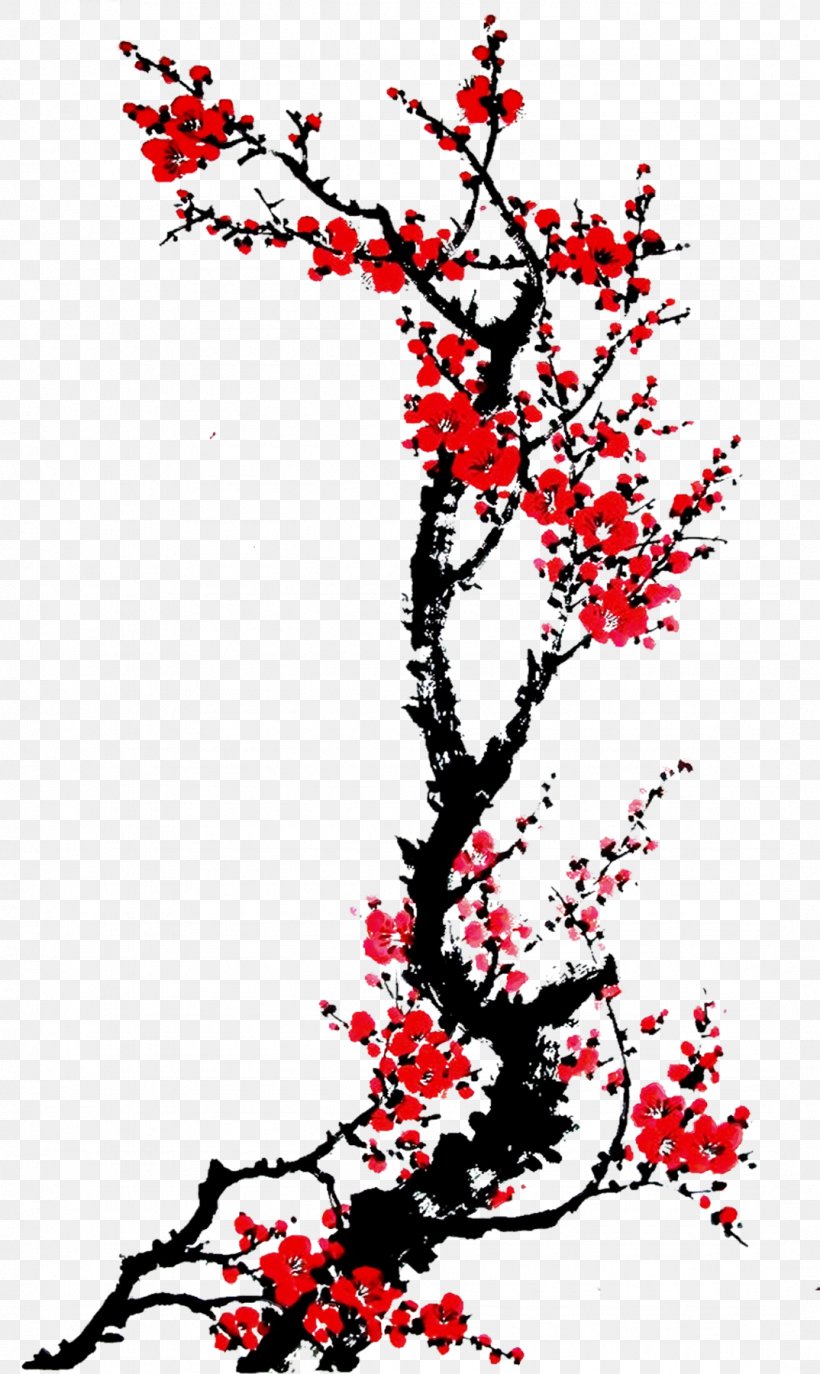 Tree Red Branch Plant Woody Plant, PNG, 1074x1800px, Watercolor, Branch, Flower, Paint, Plant Download Free