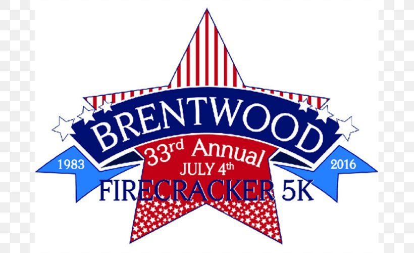 35th Annual Brentwood Firecracker 5K Competition Number 5K Run, PNG, 795x500px, 5k Run, 2018, Competition Number, Blue, Brand Download Free