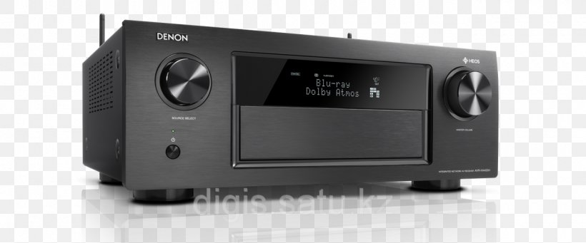 AV Receiver Denon AVR-X4300H Dolby Atmos Surround Sound, PNG, 1280x533px, 4k Resolution, Av Receiver, Audio, Audio Equipment, Audio Receiver Download Free