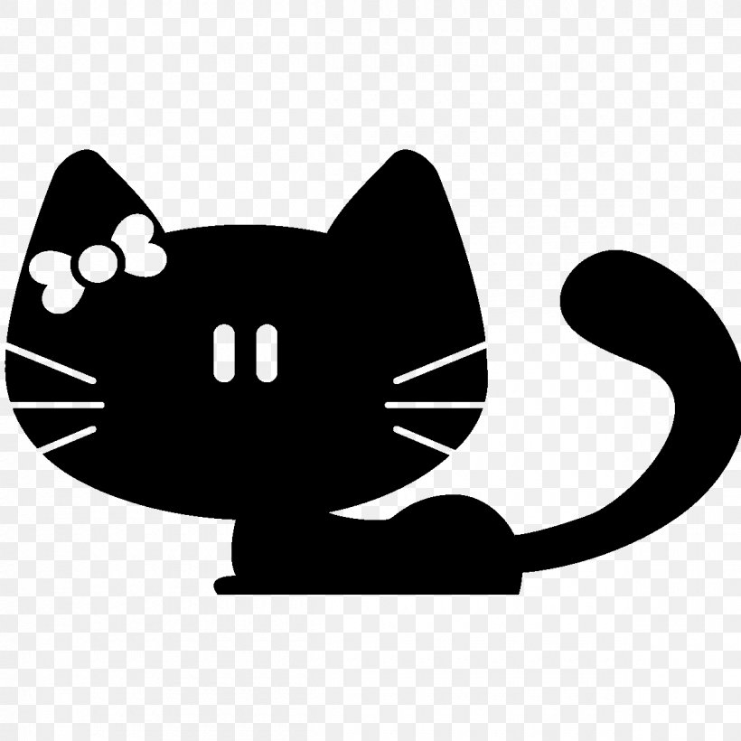 Whiskers Cat Kitten Clip Art, PNG, 1200x1200px, Whiskers, Black, Black And White, Carnivoran, Cat Download Free