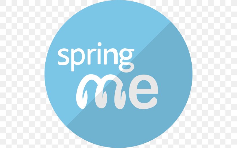 Spring.me Social Media Logo Brand, PNG, 512x512px, Springme, Aqua, Blue, Brand, Directory Download Free