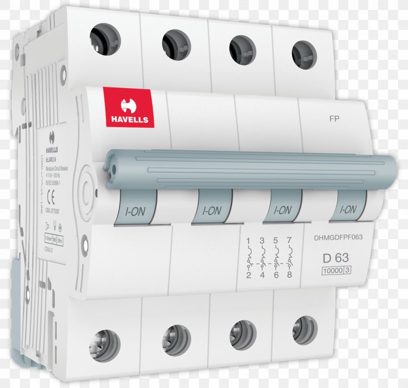 Havells Earth Leakage Circuit Breaker India Electrical Network, PNG, 1200x1140px, Havells, Ampere, Busbar, Circuit Breaker, Circuit Component Download Free