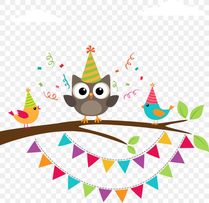 Owl Birthday Greeting Card Clip Art, PNG, 927x902px, Owl, Area, Art, Artwork, Baby Shower Download Free