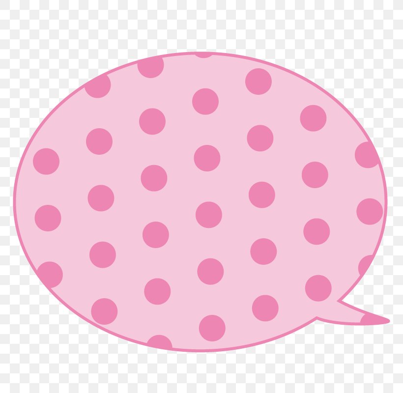 Polka Dot Illustration Pink Speech Balloon Illustrator, PNG, 800x800px, Polka Dot, Category Of Being, Color, Data, Dishware Download Free