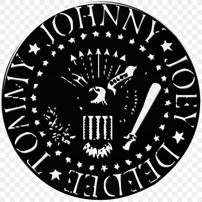 Ramones Logo Musician Punk Rock, PNG, 3000x3000px, Ramones, Black And White, Brand, Clock, Home Accessories Download Free