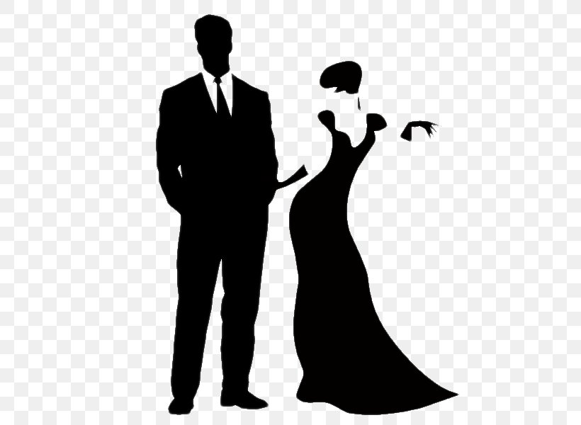 Formal Wear Little Black Dress Gown Clip Art, PNG, 504x600px, Formal Wear, Black And White, Bride, Clothing, Communication Download Free
