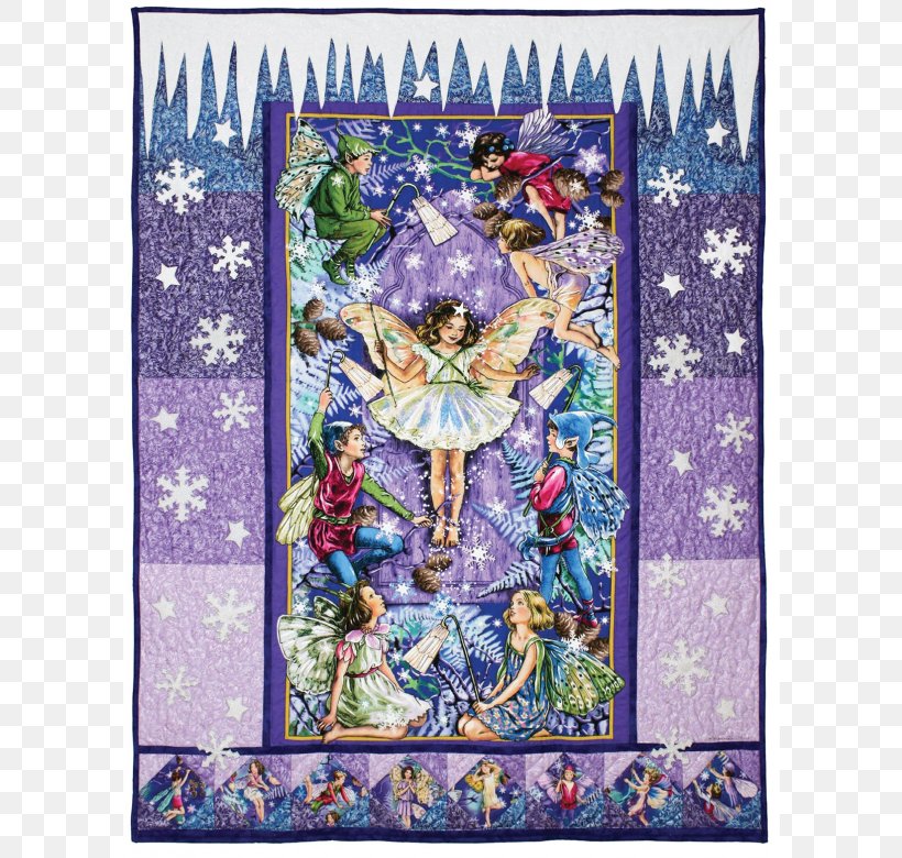 Quilt Flower Fairies Garden Tapestry, PNG, 780x780px, Quilt, Art, Ascot Tie, Creative Arts, Fairy Download Free