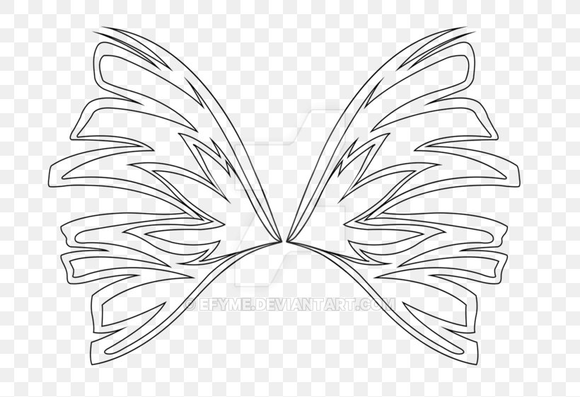 Sirenix Roxy YouTube Drawing DeviantArt, PNG, 800x561px, Sirenix, Art, Artwork, Black And White, Butterfly Download Free