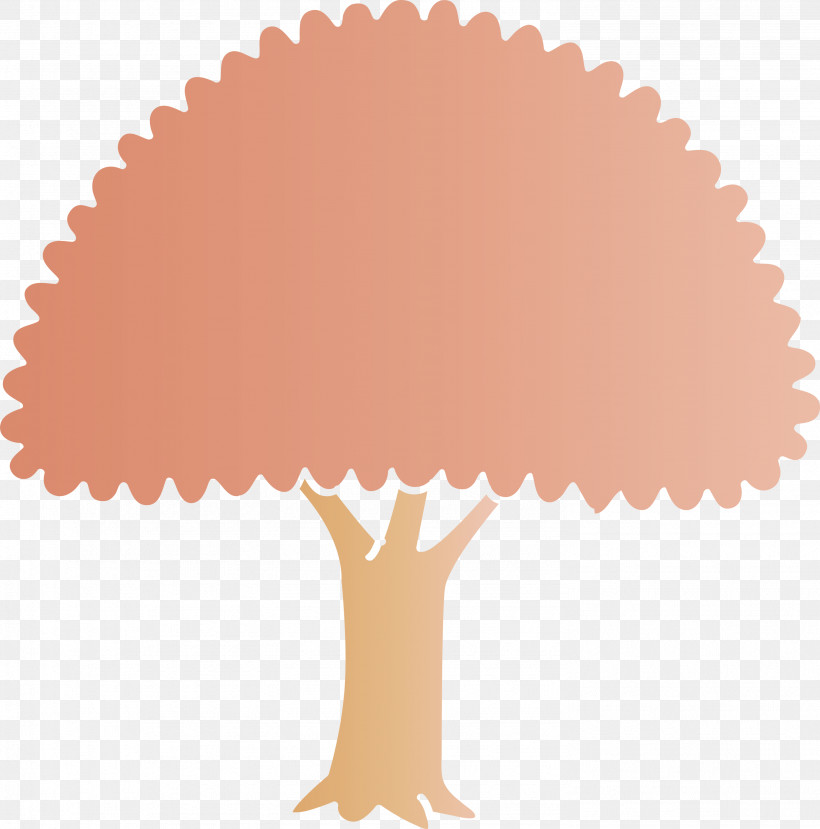 Brown Baking Cup Tree Label, PNG, 2964x3000px, Cartoon Tree, Abstract Tree, Baking Cup, Brown, Label Download Free