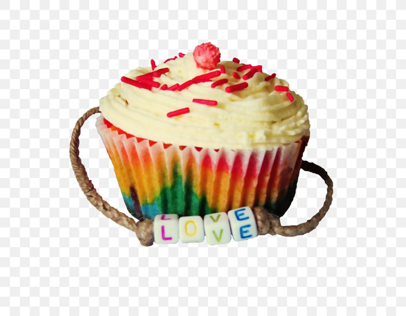 Cupcake Rainbow Cookie Muffin Cream, PNG, 600x639px, Cupcake, Baking, Baking Cup, Buttercream, Cake Download Free