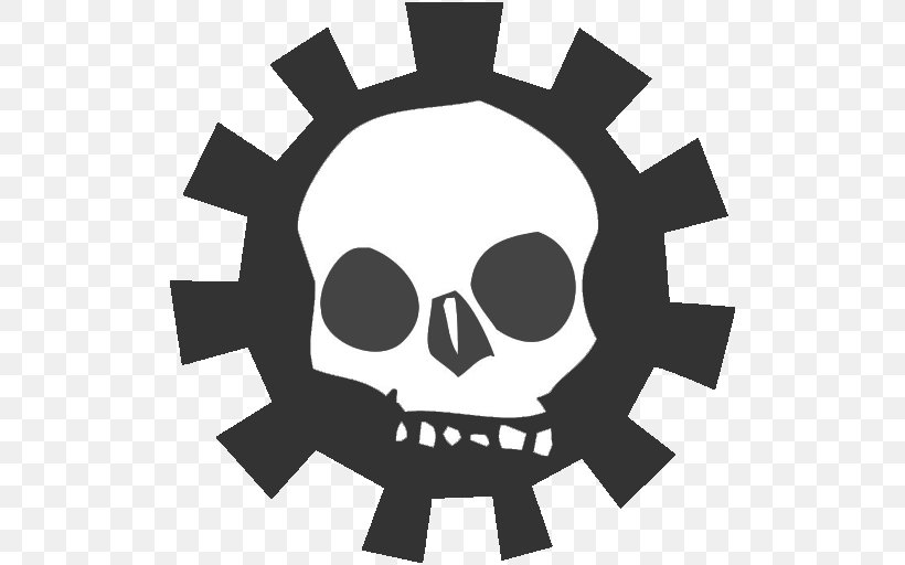 Gear Human Skull Symbolism Clip Art, PNG, 512x512px, Gear, Black And White, Bone, Can Stock Photo, Human Head Download Free