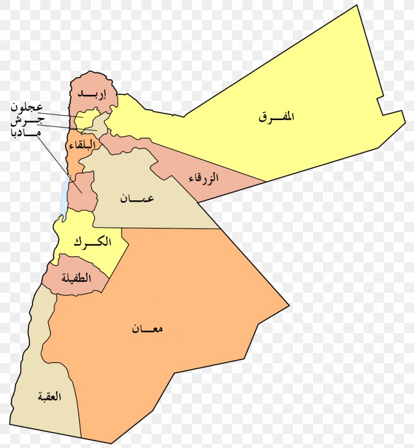 Mafraq Governorate Jordan River Pella, Jordan Map Governorates Of Jordan, PNG, 1050x1138px, Mafraq Governorate, Area, Blank Map, Cartoon, City Map Download Free