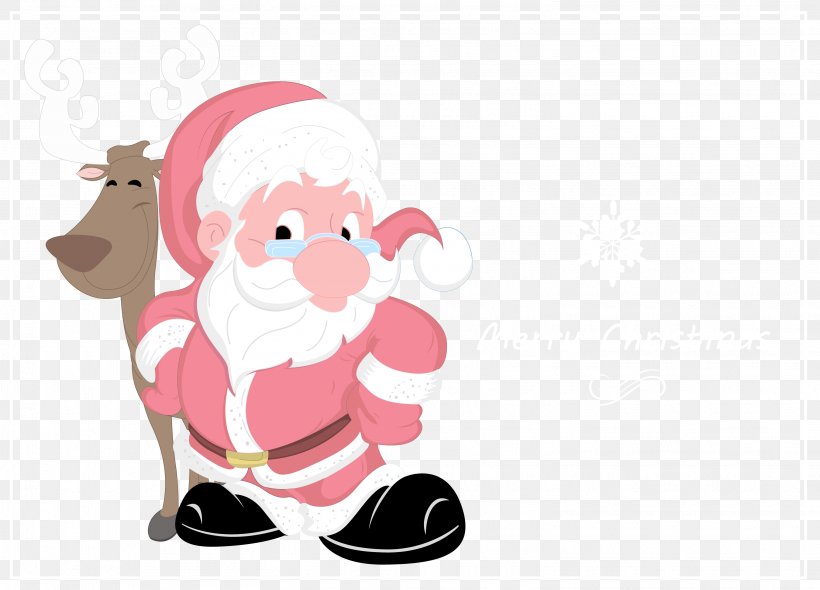 Reindeer Santa Claus SantaCon Drawing Christmas, PNG, 3042x2192px, Reindeer, Cartoon, Christmas, Christmas Elf, Christmas Ornament Download Free