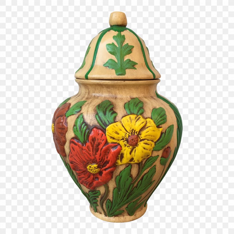 Ceramic Vase Flowerpot Pottery Porcelain, PNG, 3024x3025px, Ceramic, Artifact, Flower, Flowerpot, Plant Download Free