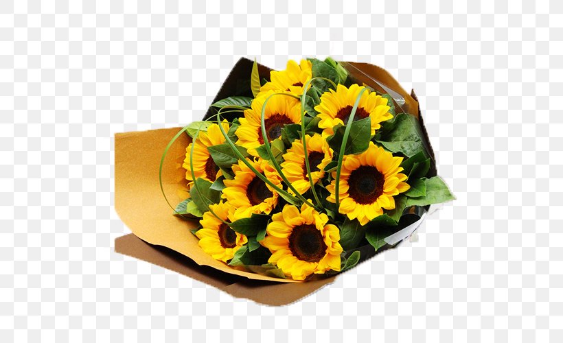 Common Sunflower Nosegay Flower Bouquet, PNG, 617x500px, Common Sunflower, Cut Flowers, Daisy Family, Designer, Floral Design Download Free