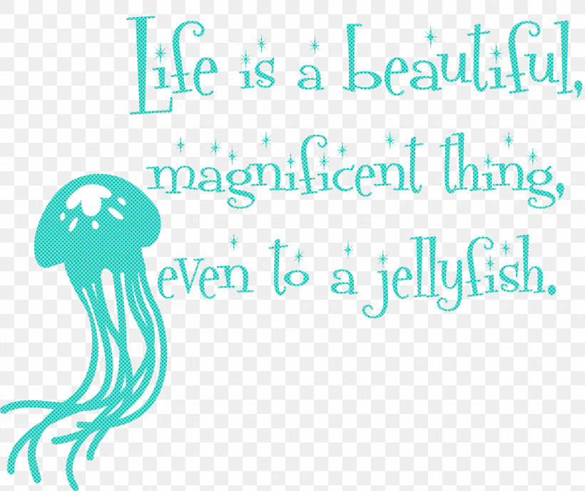 Jellyfish, PNG, 3000x2519px, Jellyfish, Behavior, Green, Happiness, Line Download Free