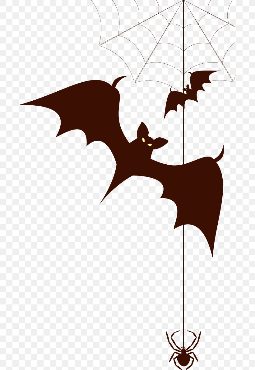 Halloween Spider Web Clip Art, PNG, 696x1191px, Halloween, Bat, Clip Art, Illustration, Jack O Lantern Download Free
