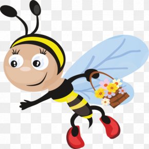 Bee - Honey Bee Clip Art Insect PNG