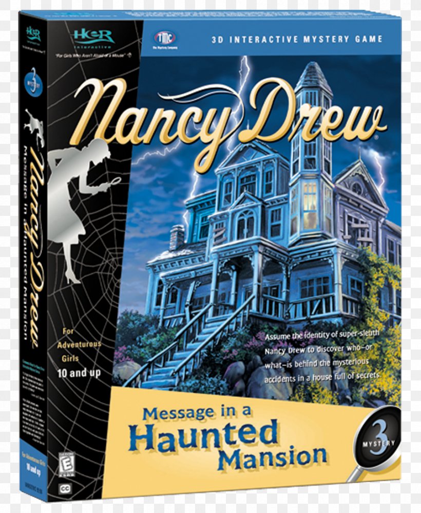 Nancy Drew: Message In A Haunted Mansion Nancy Drew: Treasure In The Royal Tower Nancy Drew: Stay Tuned For Danger Nancy Drew: The Final Scene, PNG, 900x1096px, Nancy Drew, Adventure Game, Advertising, Brand, Her Interactive Download Free