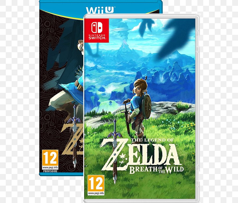 The Legend Of Zelda: Breath Of The Wild Nintendo Switch Wii Sports Mario Kart 8 Deluxe, PNG, 700x700px, Legend Of Zelda Breath Of The Wild, Advertising, Game, Game Boy, Grass Download Free