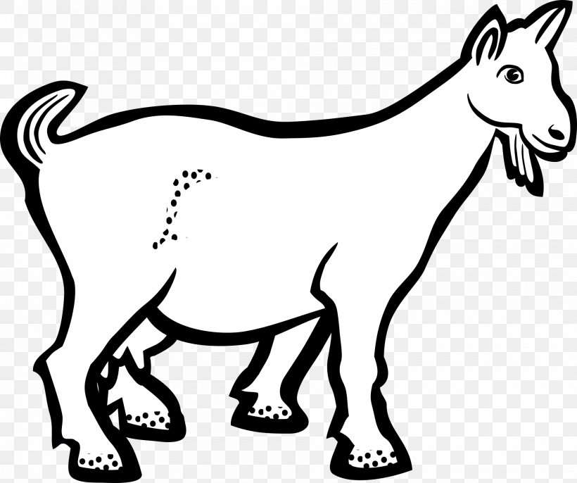 Clip Art Goat Vector Graphics Openclipart, PNG, 1920x1608px, Goat, Animal Figure, Blackandwhite, Bovine, Chamois Download Free