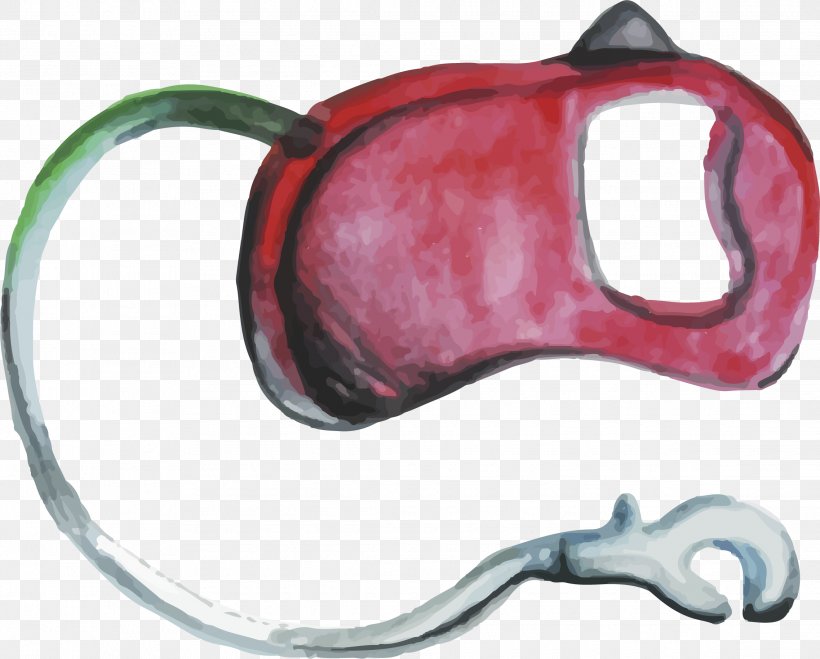 Dog Watercolor Painting, PNG, 2275x1830px, Dog, Hardware, Painting, Red, Rope Download Free