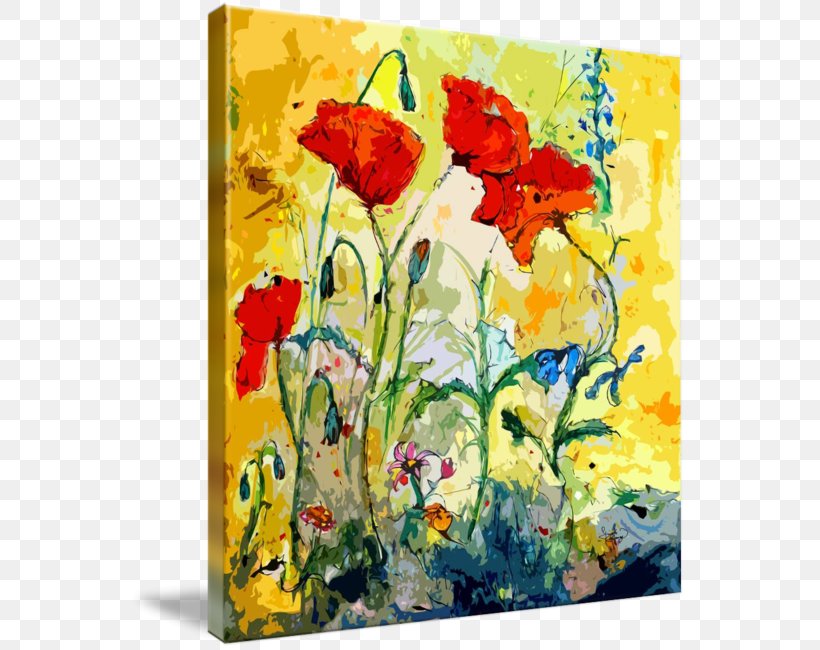 Duvet Covers Bed Poppy Floral Design, PNG, 557x650px, Duvet, Acrylic Paint, Art, Artwork, Bed Download Free