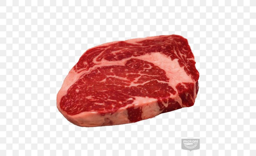 Rib Eye Steak Matsusaka Beef Ham Angus Cattle Beefsteak, PNG, 500x500px, Watercolor, Cartoon, Flower, Frame, Heart Download Free