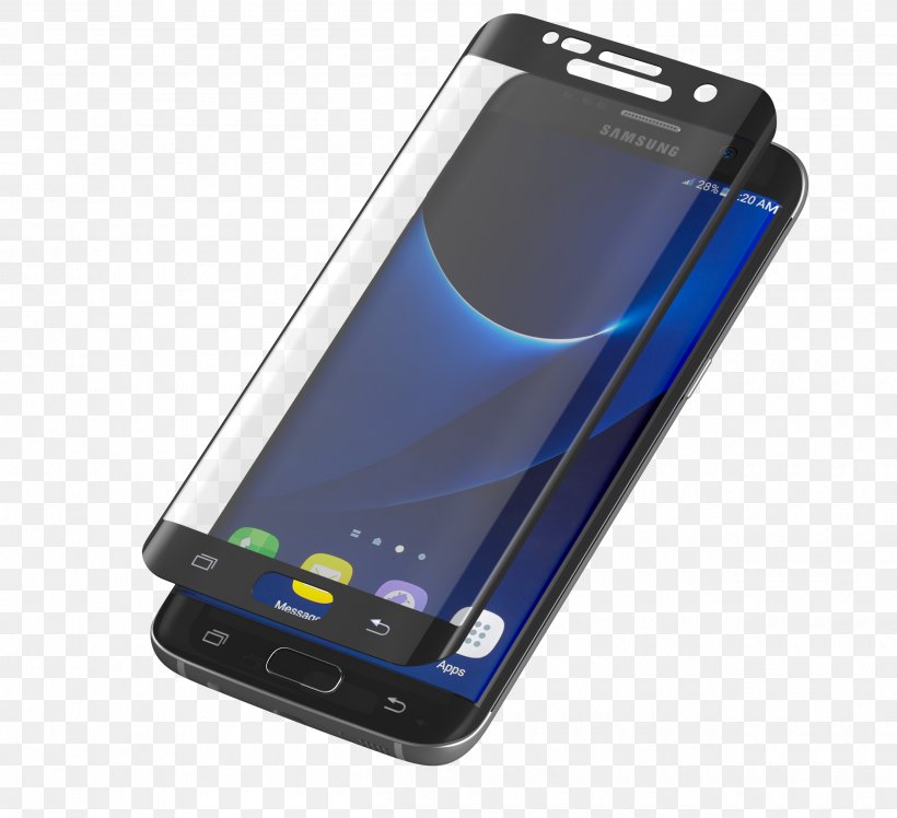 Smartphone Samsung GALAXY S7 Edge Feature Phone Screen Protectors Telephone, PNG, 2500x2282px, Smartphone, Cellular Network, Communication Device, Electronic Device, Electronics Accessory Download Free