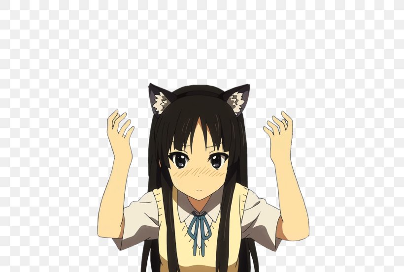 Mio Akiyama Tsumugi Kotobuki Ritsu Tainaka Azusa Nakano K-On!, PNG, 500x553px, Watercolor, Cartoon, Flower, Frame, Heart Download Free