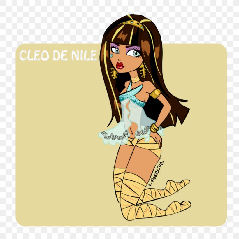 Monster High Cleo De Nile Drawing Fan Art, PNG, 894x894px, Watercolor, Cartoon, Flower, Frame, Heart Download Free