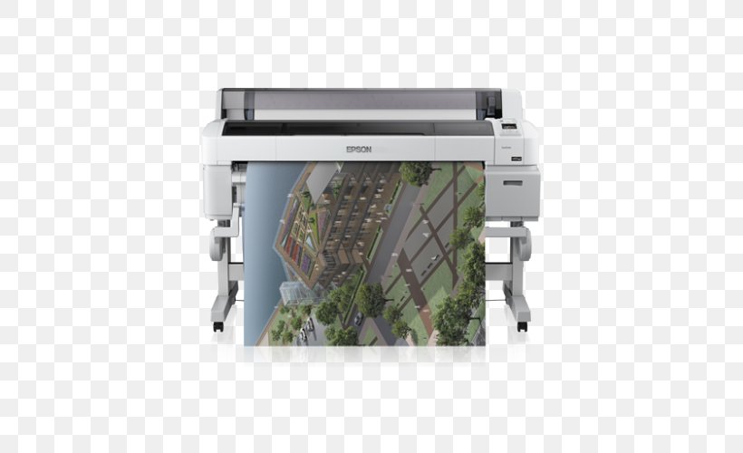 Wide-format Printer Inkjet Printing Plotter Multi-function Printer, PNG, 500x500px, Wideformat Printer, Canon, Color Management, Electronic Device, Epson Surecolor P7000 Download Free