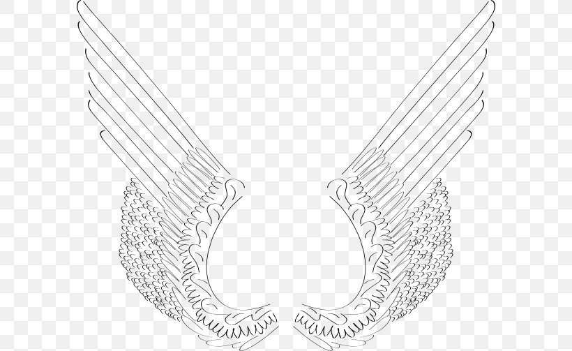 Angel Clip Art, PNG, 600x503px, Angel, Area, Black And White, Body Jewelry, Drawing Download Free