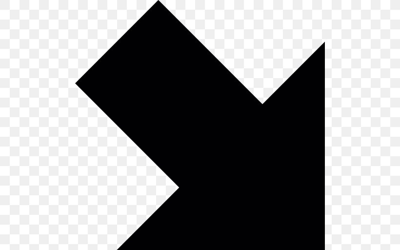 Arrow, PNG, 512x512px, Diagonal, Black, Black And White, Brand, Monochrome Download Free