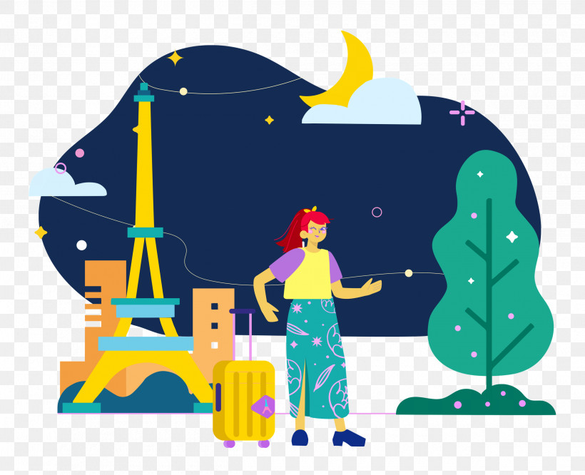 Paris Travel, PNG, 2500x2033px, Paris, Cartoon, Drawing, Painting, Style Download Free