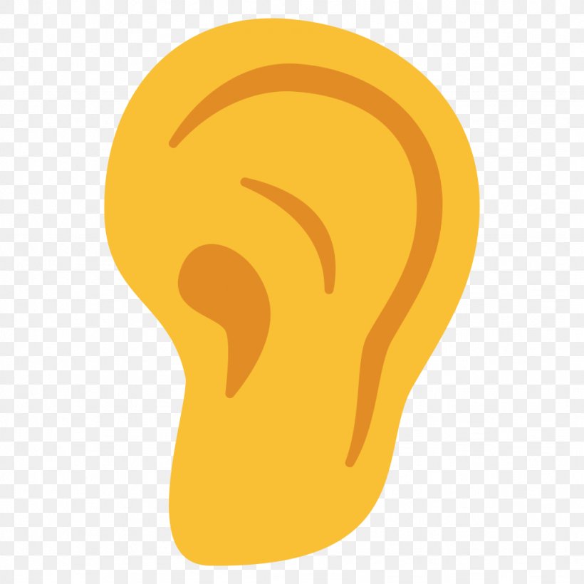 Emoji Ear Unicode Emoticon Android Nougat, PNG, 1024x1024px, 2018, Emoji, Android, Android Nougat, Auricle Download Free