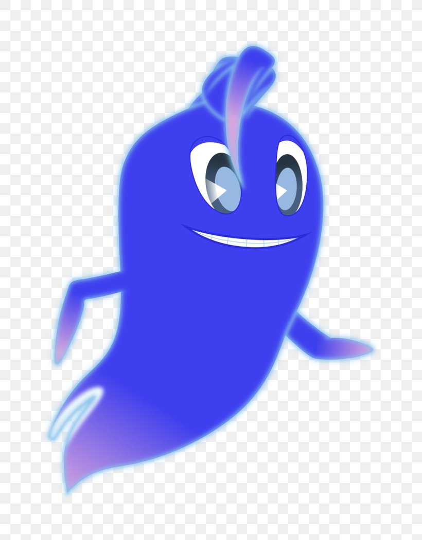 Pac-Man Ghosts Inky Video Game, PNG, 760x1051px, Pacman, Cobalt Blue, Dolphin, Electric Blue, Fish Download Free
